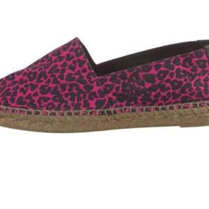 Saint Laurent Fuchsia Leopard Espadrilles